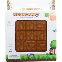 Megacraft Manyetik Bloklar Toprak Desenli 9 Parça Mc1407