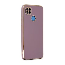 Xiaomi Redmi 9c Uyumlu Kılıf Volet Silikon - Mor