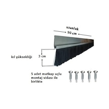 Kapı Altı Fırça Alüminyum 90Cm (H Tipi )
