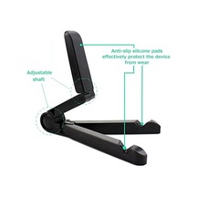 Pazly Ayarlanabilir Telefon Ve Tablet Standı - Katlanabilir, Hafif, Çok Amaçlı, Siyah/beyaz/mavi/pembe/sarı, 18,5x3,1x2,3 Cm, 85 G