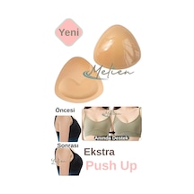 Ten Yapışkanlı Ekstra Push Up Mayo Abiye Elbise Sütyen Gelinlik Göğüs Dolgunlaştırıcı Kaldırıcı Pedi