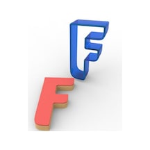 F Harfi Polikarbon Kurabiye Kalıbı N11.2005
