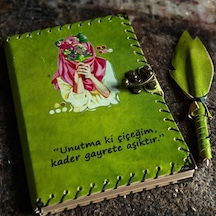Kader Gayrete Aşıktır Deri Defter