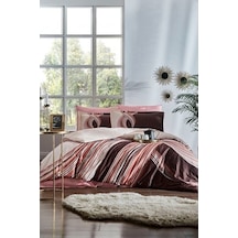 Lilabio Özdilek Pink Wave Çift Kişilik Soft Life Saten Nevresim Takımı