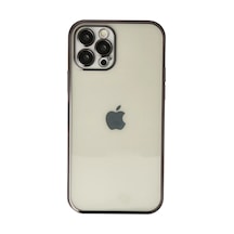 Apple Uyumlu iPhone 12 Pro Max Kılıf Razer Lensli Silikon - Siyah 1