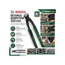 Betoncu Kerpeteni 225 Mm Ergonomik Saplı, Çelik Kesici Ağızlı İnşaat Bağ Teli Kerpeteni - 934373170