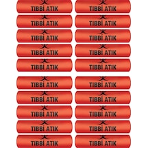 Atık Torbası Büyük Boy 65 x 80 CM 300 G 10'lu Rulo x 20 Paket