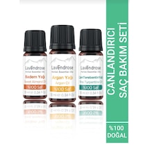 Lavendrose Saç Bakım Seti Badem,argan ,çam Terebentin 3lü Set