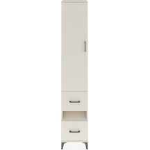 Hyperion Dolap 3 Raflı 2 Çekmeceli Tek Askılı 44x44x243 Aytaş... Aytaşı