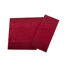 Aker Sport Kadife Şeritli Şal - 1042brl-941 - Bordo 941 Bordo 941 Bordo