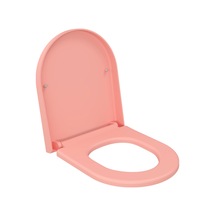 Bocchi Pure S Kısa Klozet Kapağı Mat Somon A0302-032 Beyaz