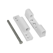 Pvc Pimapen Kapı Pencere Menteşesi - Plastik Menteşe - İçi Metal Destekli - 90mm - Beyaz - 10 Adet - Vidalar Dahil Diğer