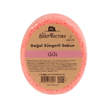 Doğal Süngerli Gül Sabunu 125 G - Lüks - Tüm Cilt Tipleri Için Diğer