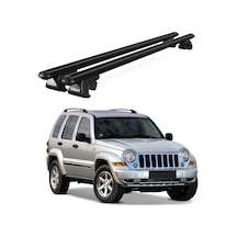 Venüs Jeep Cherokee Kj 2001-2008 Uyumlu Siyah Ara Atkı Port Bagaj Tavan Barı