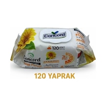 Concord Islak Mendil 120 Adet - Alkol İçermez - Ph Dengeli - Akdeniz Esintisi Tekli