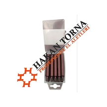 10 Adet S2 Çelik Kaplamalı Uzun Torx Bits Uç T20 Ucu (550705626)