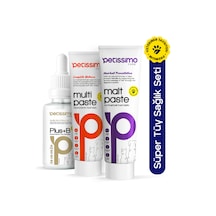 Petissimo Care Süper Kedi Tüy Sağlık Seti - Plus B Damla - Multivitamin Malt - Antihairball Malt
