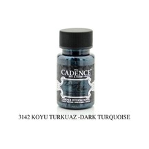 Dora Glass Metalik Cam Boyası 50 Ml. 3142 Turkuaz Diğer