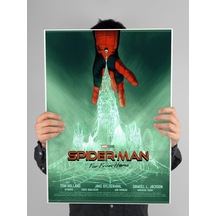 Spiderman Far From Home Poster 60x90cm Örümcek Adam Afiş - Kalın Poster Kağıdı Dijital Baskı
