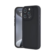 Apple Uyumlu iPhone 16 Pro Uyumlu Kılıf Viera Silikon - Siyah