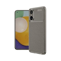 Realme 12 Lite Kılıf Auto Focus Karbon Kapak - Gri 0.2M-Çok Renkli
