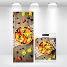 Buzdolabı Ve Bulaşık Makinesi Kapak Folyo Kaplama Meyveler (383360811)