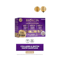 Collagen & Biotin Ekstra Hacim Şampuanı 3 X 300 Ml 3 Al 2 Öde - Kolajen Biotin Ince Ve Seyrek Saçlar