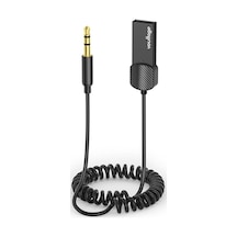 Bluetooh 5.4 Aux Jack Kablosuz Araç Ses Dönüştürücü Kiti