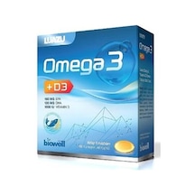 Biowell Luazu Omega-3 + D3 60 Yumuşak Jel Kapsül Diğer