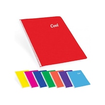 A5 Spiralli Defter 96 Yaprak Çizgili - Plastik Kapak Keskin Color