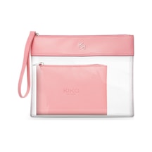 Kiko Makyaj Çantası Transparent Beauty Case 003 Pink