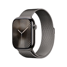 Apple Watch Series 10 GPS + Cellular 46 MM Titanyum Kasa Milano Loop S/M Akıllı Saat (Apple Türkiye Garantili)