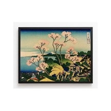 Hokusai Tokaido Üzerinde Shinagawa Gotenyama Çerçevesiz Poster 30x42 Cm A3 Tablo Japon Sanatı