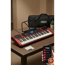 Midex Ps-5200rd Pro Org 61 Led Işıklı Tuş Hassasiyetli Bluetooth Midi