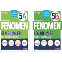 Fenomen Okul 2025 5. Sınıf Fen Bilimleri A + B Serisi Soru Seti 2 Kitap Güncel Müfredat