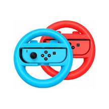 Switch Joycon Direksiyon Seti Mario Kart Yarış Aksesuarı Ns Joy-con Grip Renkli 2 Adet