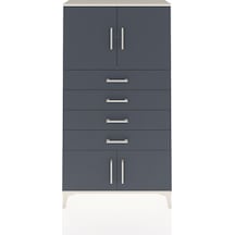 Arges Dolap 2 Raflı 4 Çekmeceli 4 Kapaklı 88x30x163 Aytaşı-an... Aytaşı