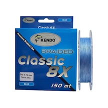 Kendo Classic 8x 150mt 0.14mm 8.5kg Örgü İp Misina Blue