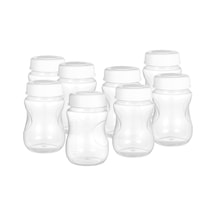 Vkemall Adet Sızdırmaz Kapaklı Geniş Ağızlı Bpa İçermeyen Anne Sütü Şişeleri 180ml/ 6.1o Şeffaf