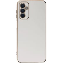 Newface Samsung Galaxy M23 Kılıf Volet Silikon - Beyaz