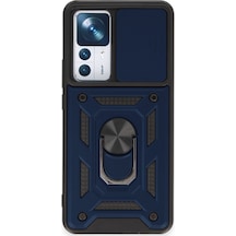 Mi 12t Pro Kılıf Pars Lens Yüzüklü Silikon - Lacivert Bzsxx00 1