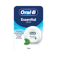 Tr Essential Diş İpi, Plak Temizler, Parafinli Diş İpi, Nane Aroması, 50m