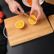 Kesme Tahtası Antibakteriel Yıkanabilir Doğrama Tahtası Dikdörtgen 34x24 Cm Diğer