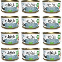 Schesir Ton Ve Barlam Balıklı Jöleli Tamamlayıcı Kedi Konservesi 70 Gr. X 12 Adet