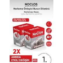 Noclos Nefes Açmayı Destekleyen Burun Dilatörü- Kırmızı 2'li