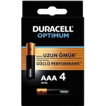 Duracell 4lü Optimum Aaa Kalem Pil