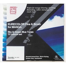 Zig Mangaka Fine&Brush Cnkc-2200-12Vso 12 Li