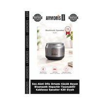 Ses Aleti Ofis Ortamı Küçük Boyut Bluetooth Hoparlör Taşınabilir Kablosuz Speaker K30 Siyah