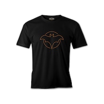 Yarasa Logo Siyah Erkek Tshirt 001