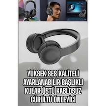 Zenvia Kablosuz Bluetooth Kulaklık Anc/enc Destekli Kulak Üstü Yüksek Ses Kaliteli Znv2026